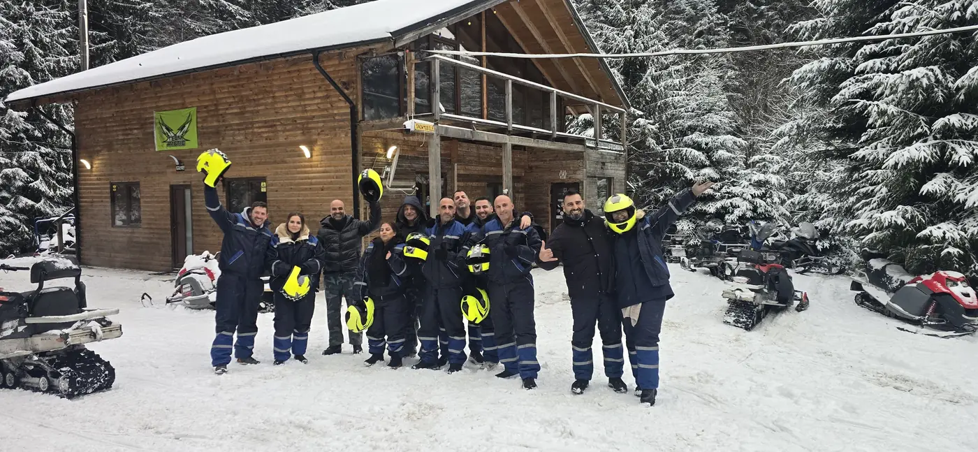 Tur cu Snowmobilul în Carpați